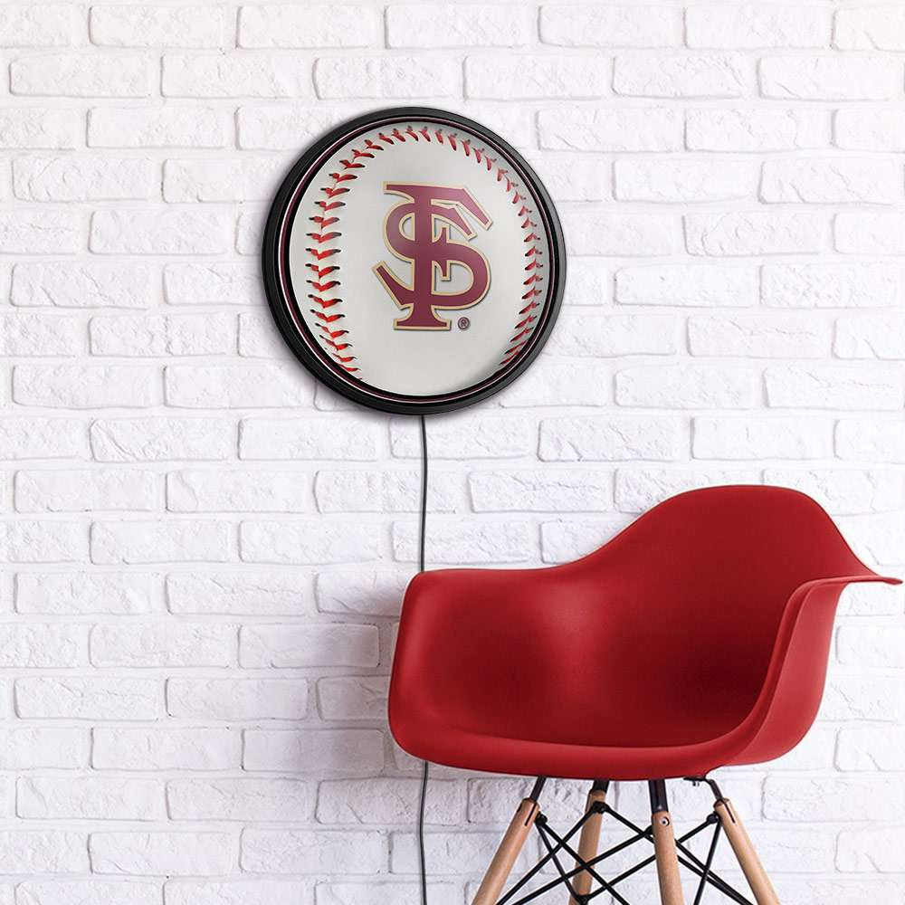 Florida State Seminoles Baseball - Slimline Lighted Wall Sign