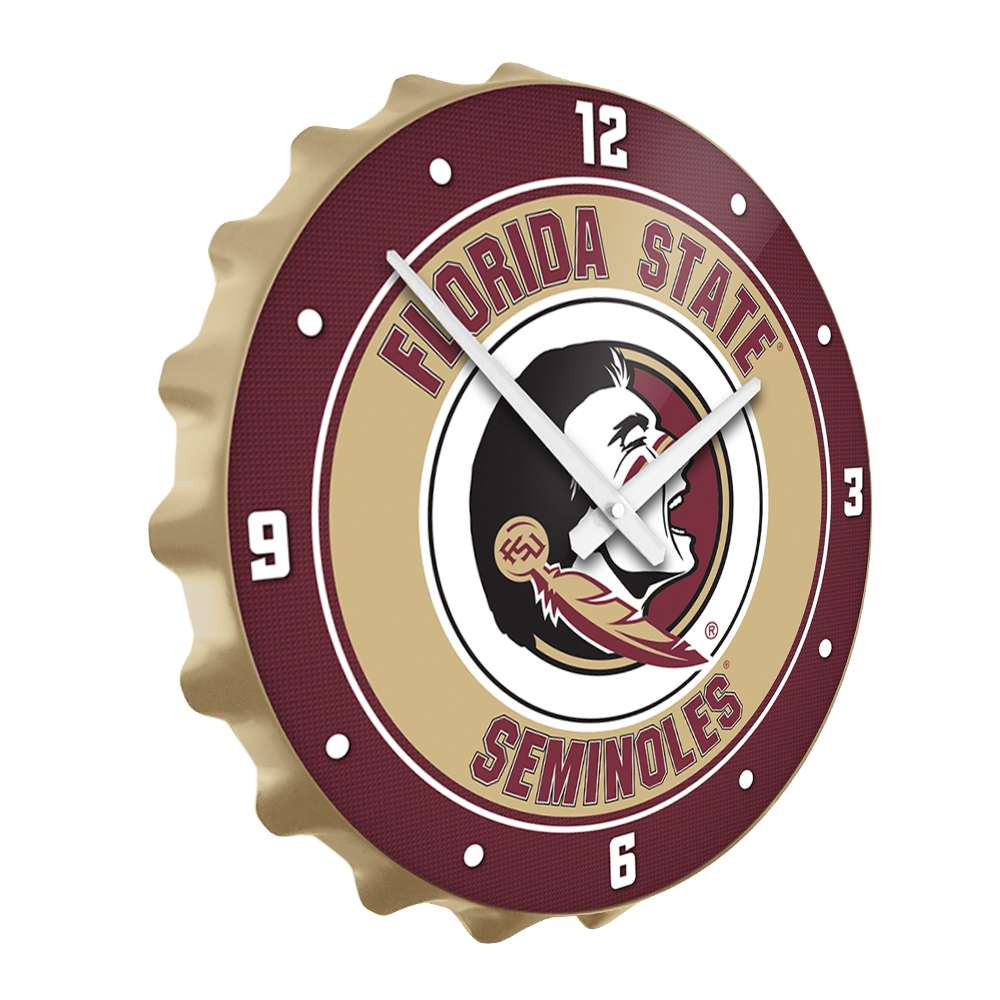 Florida State Seminoles Bottle Cap Wall Clock