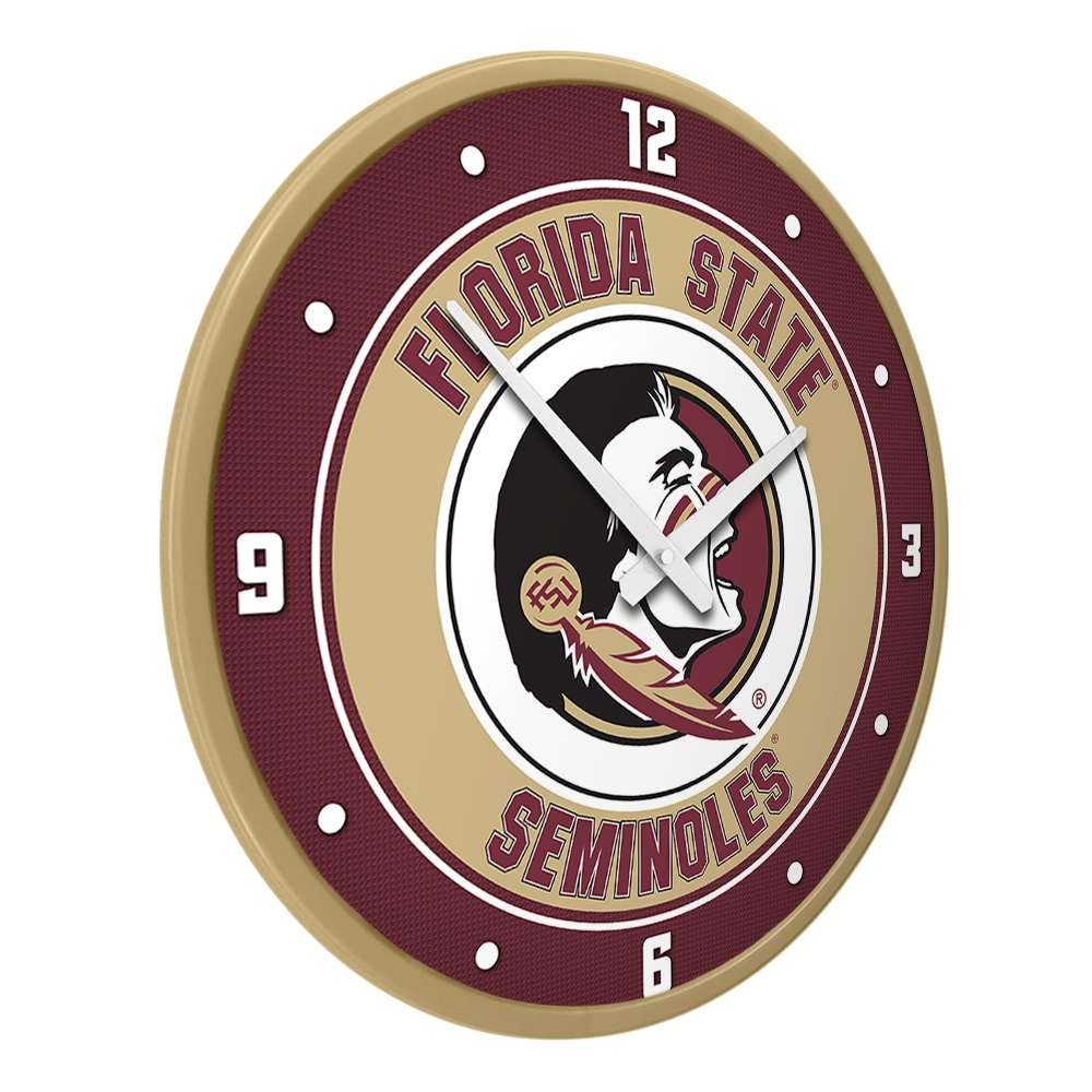 Florida State Seminoles Modern Disc Wall Clock