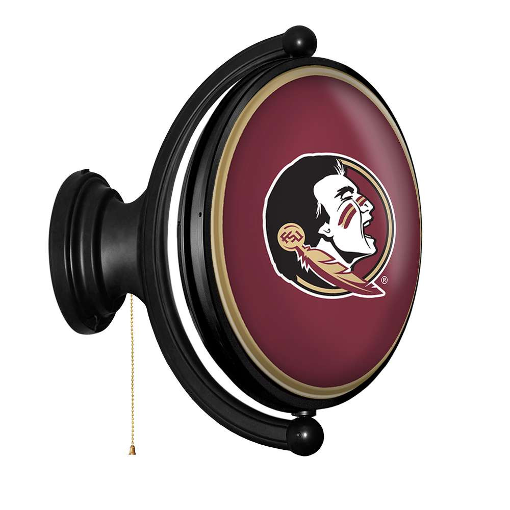 Florida State Seminoles Original Oval Rotating Lighted Wall Sign