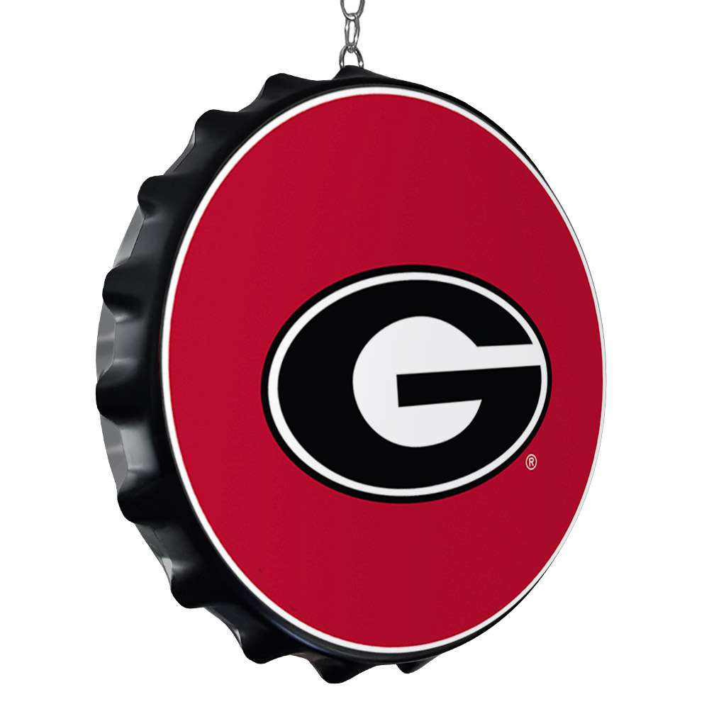 Georgia Bulldogs Bottle Cap Dangler - Red