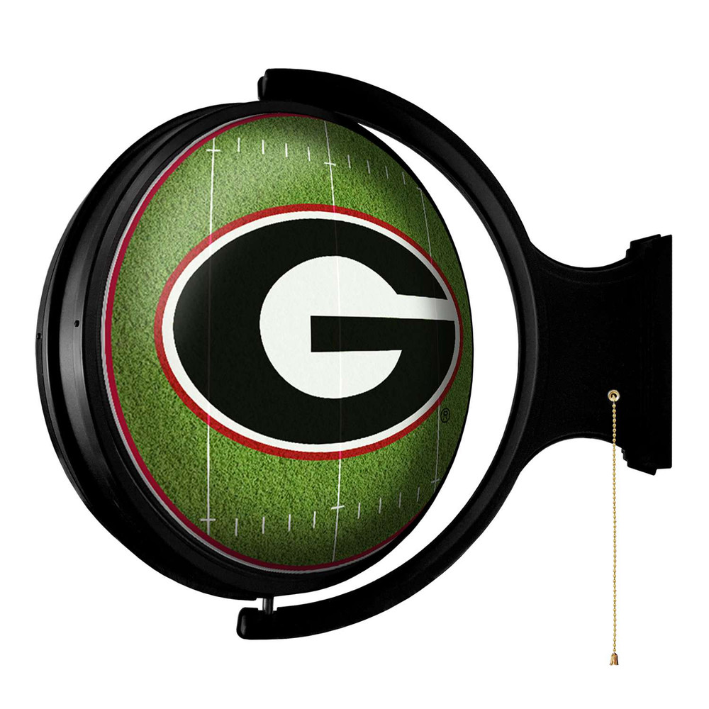 Georgia Bulldogs On the 50 - Rotating Lighted Wall Sign