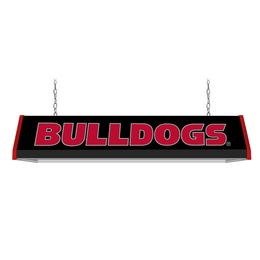 Georgia Bulldogs Standard Pool Table Light - Black