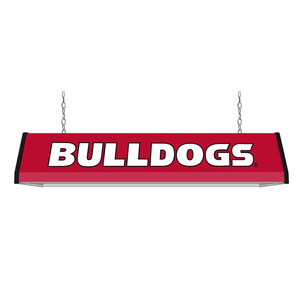 Georgia Bulldogs Standard Pool Table Light - Red