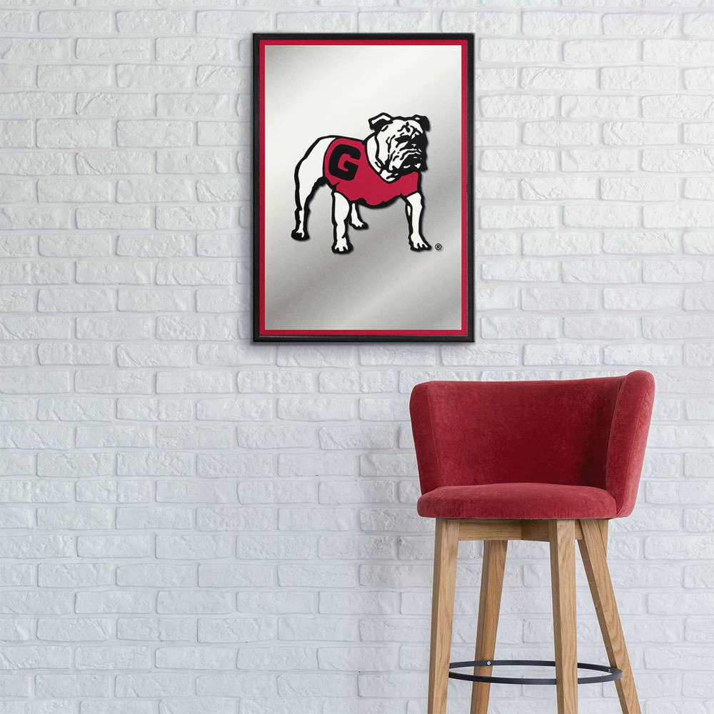 Georgia Bulldogs Uga - Framed Mirrored Wall Sign