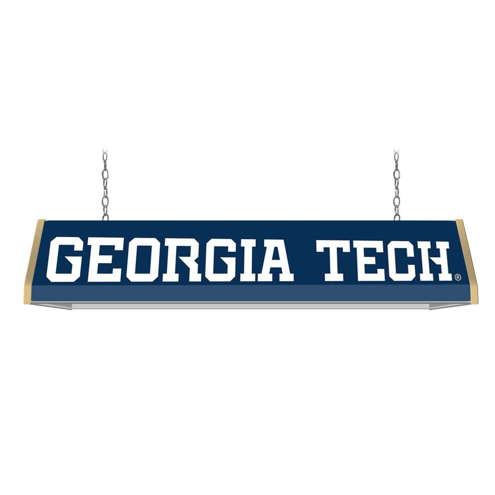 Georgia Tech Yellow Jackets Standard Pool Table Light - Navy