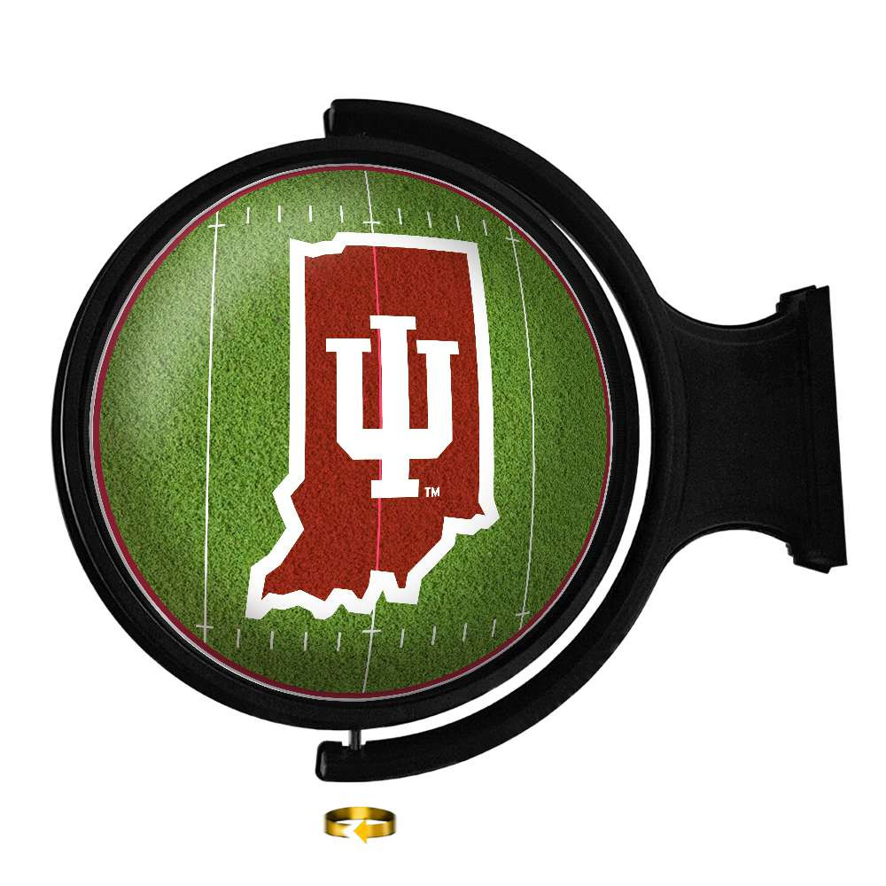 Indiana Hoosiers On the 50 - Rotating Lighted Wall Sign | The Fan-Brand | NCINDH-115-22