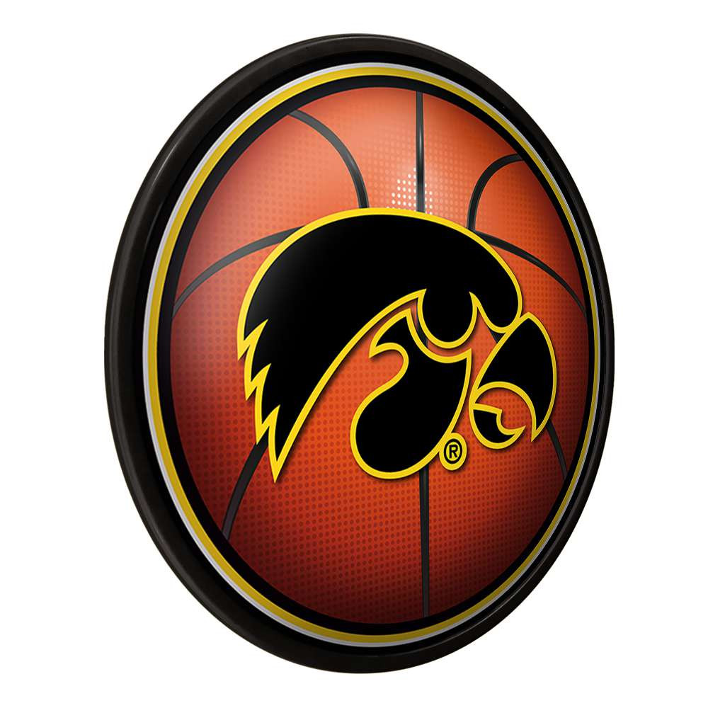 Iowa Hawkeyes Basketball - Modern Disc Wall Sign