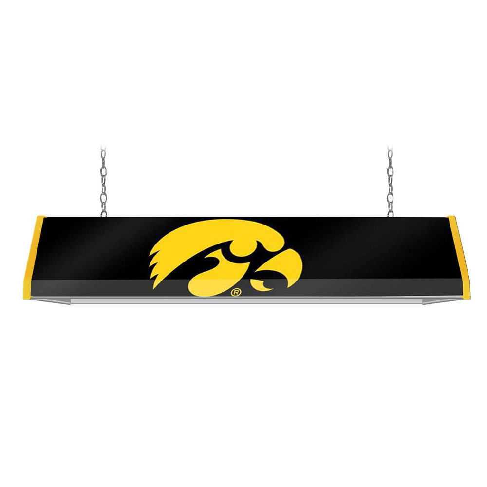 Iowa Hawkeyes Standard Pool Table Light - Black