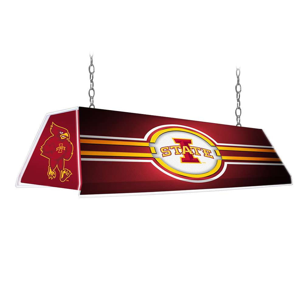 Iowa State Cyclones Edge Glow Pool Table Light - Red | The Fan-Brand | NCIOST-320-01