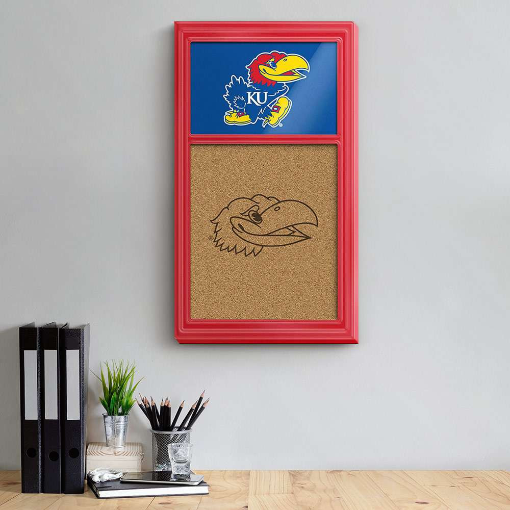 Kansas Jayhawks Cork Note Board 2