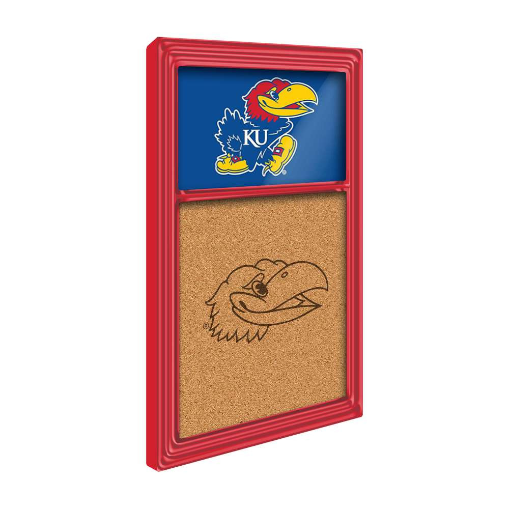 Kansas Jayhawks Cork Note Board 2