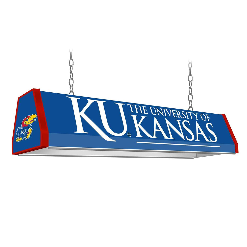 Kansas Jayhawks Standard Pool Table Light - Blue | The Fan-Brand | NCKANS-310-01