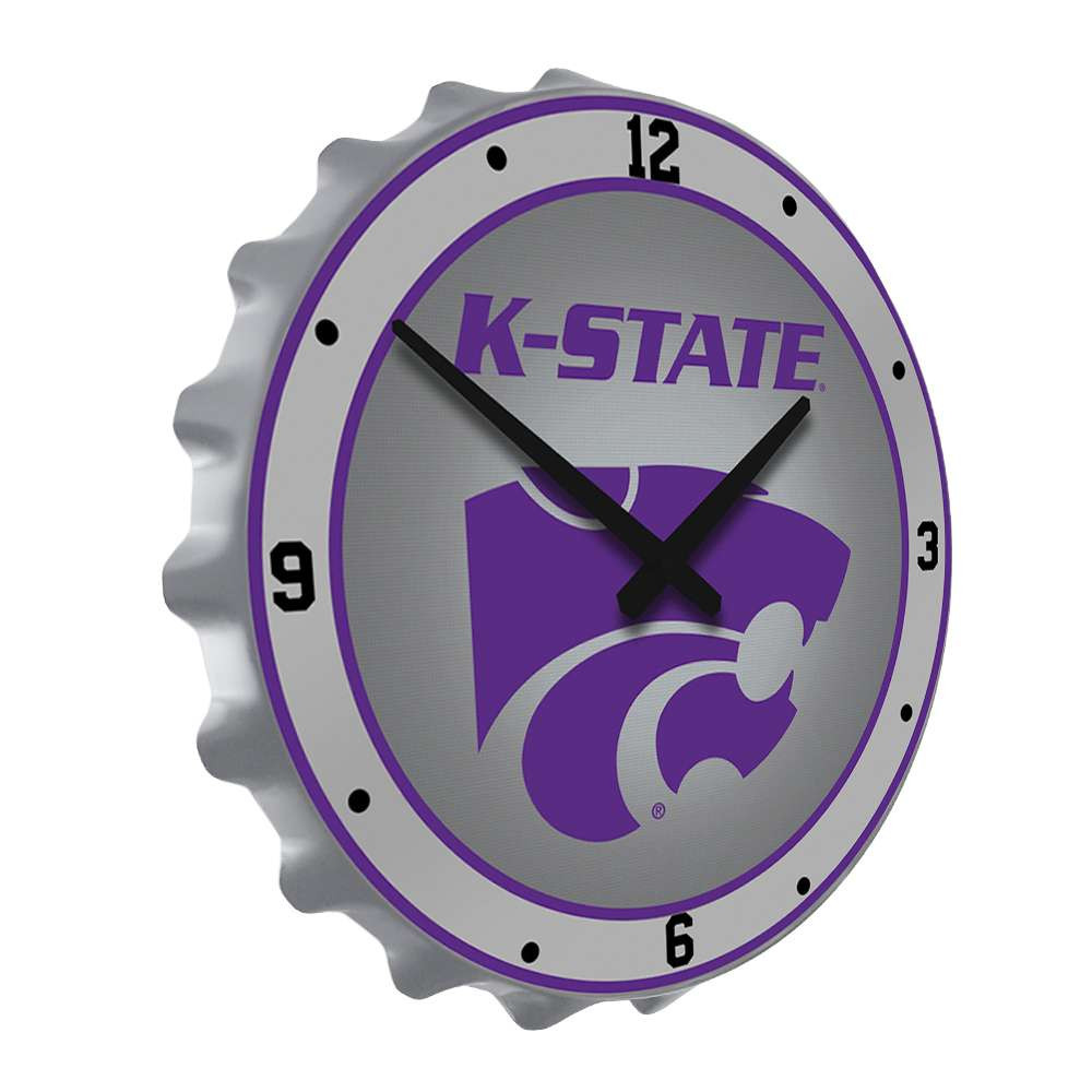 Kansas State Wildcats K-State - Bottle Cap Wall Clock