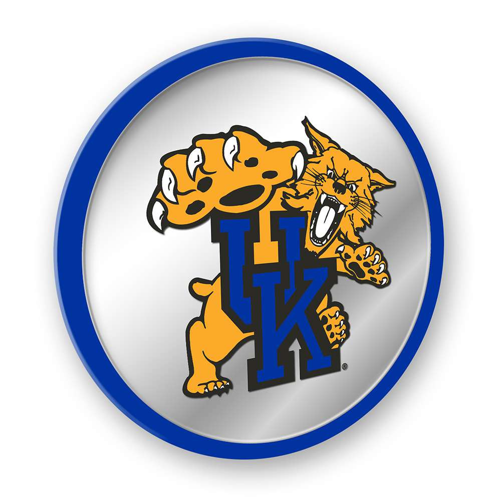 Kentucky Wildcats Mascot - Modern Disc Mirrored Wall Sign