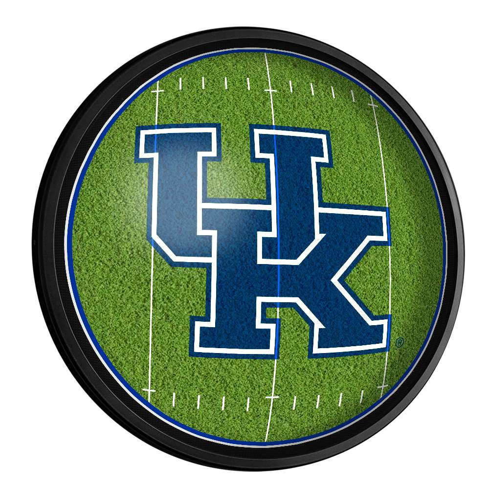 Kentucky Wildcats On the 50 - Slimline Lighted Wall Sign | The Fan-Brand | NCKWLD-130-22