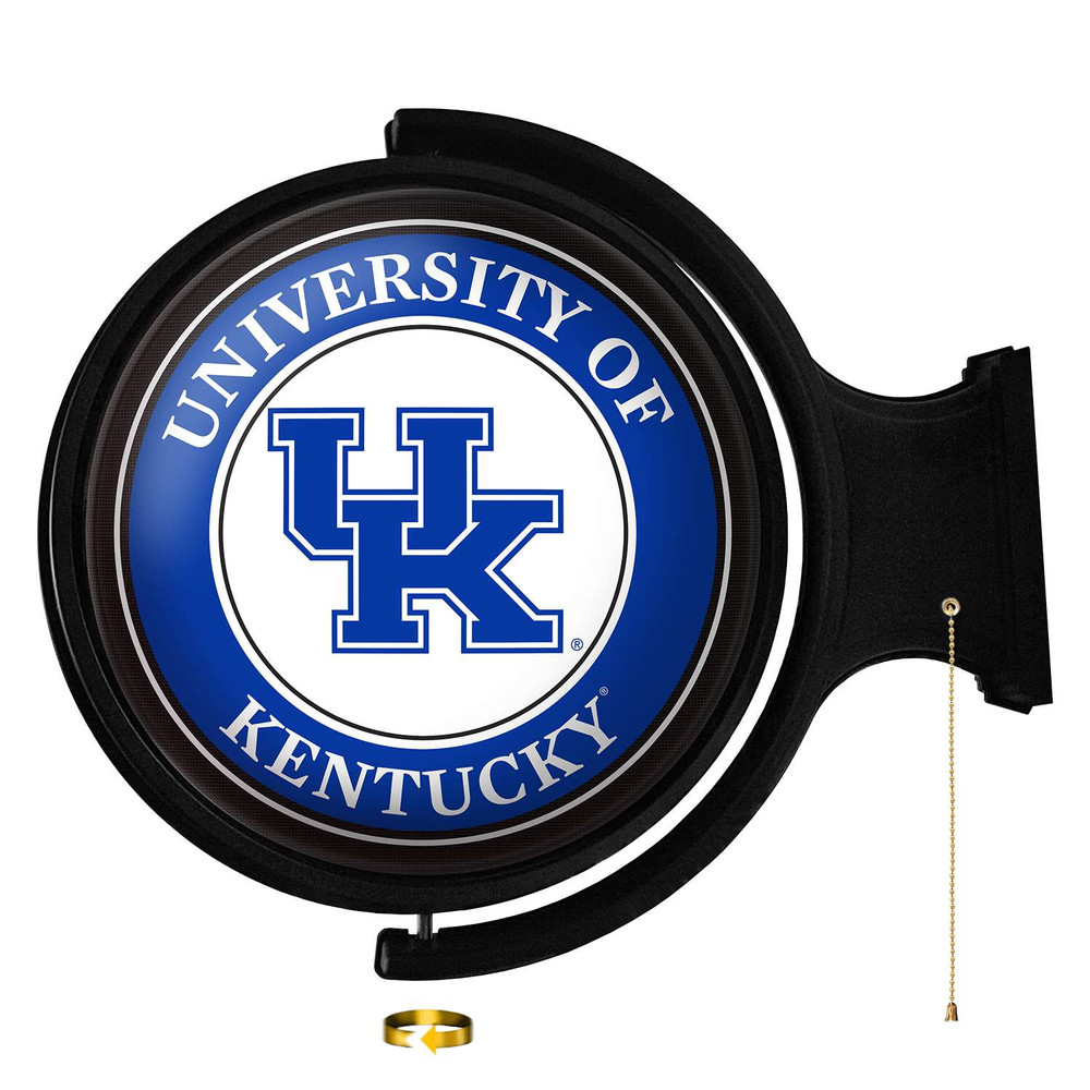 Kentucky Wildcats Original Round Lighted Rotating Wall Sign | The Fan-Brand | NCKWLD-115-01