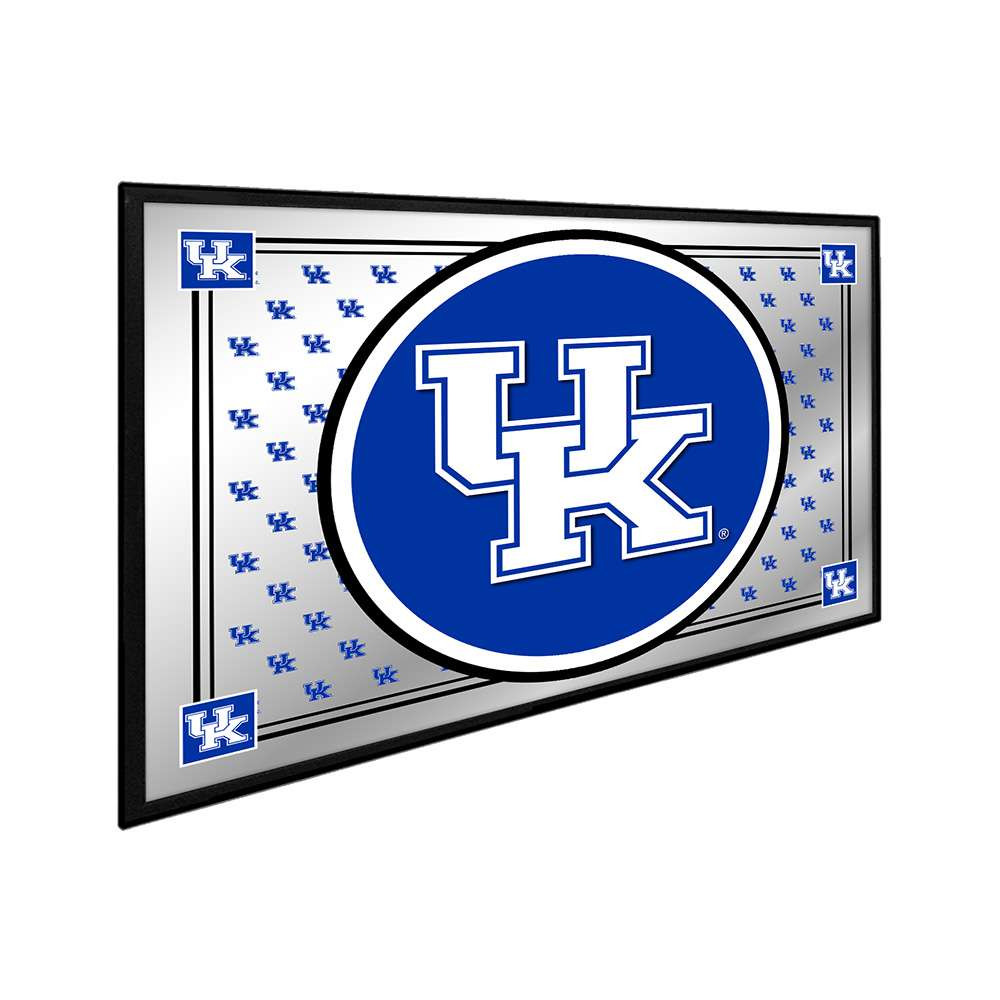 Kentucky Wildcats Team Spirit - Framed Mirrored Wall Sign - Mirrored