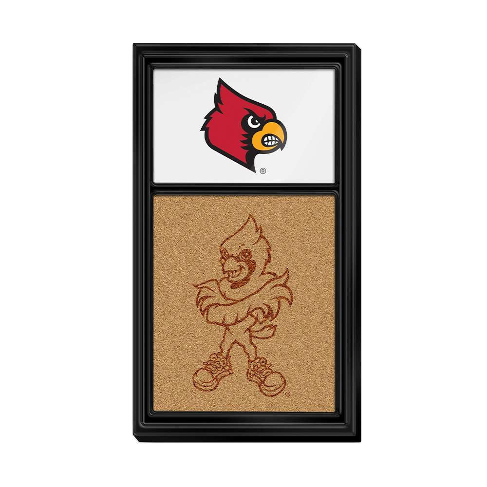 Louisville Cardinals Cork Note Board | The Fan-Brand | NCLOUS-640-02B