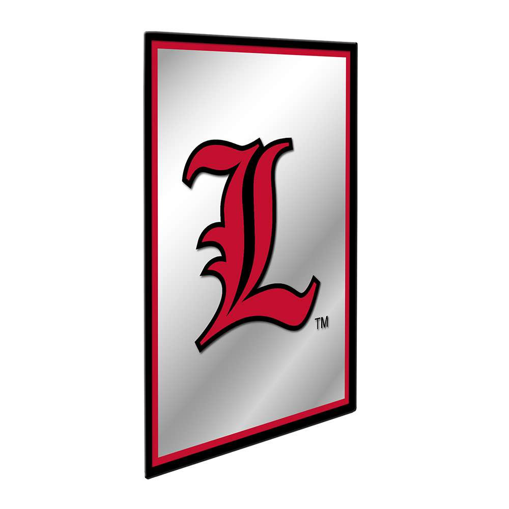 Louisville Cardinals L - Framed Mirrored Wall Sign