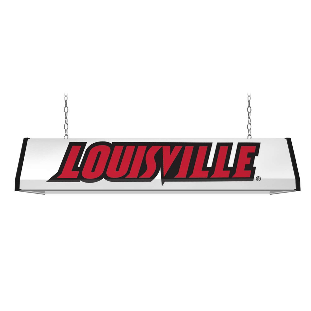 Louisville Cardinals Standard Pool Table Light - White