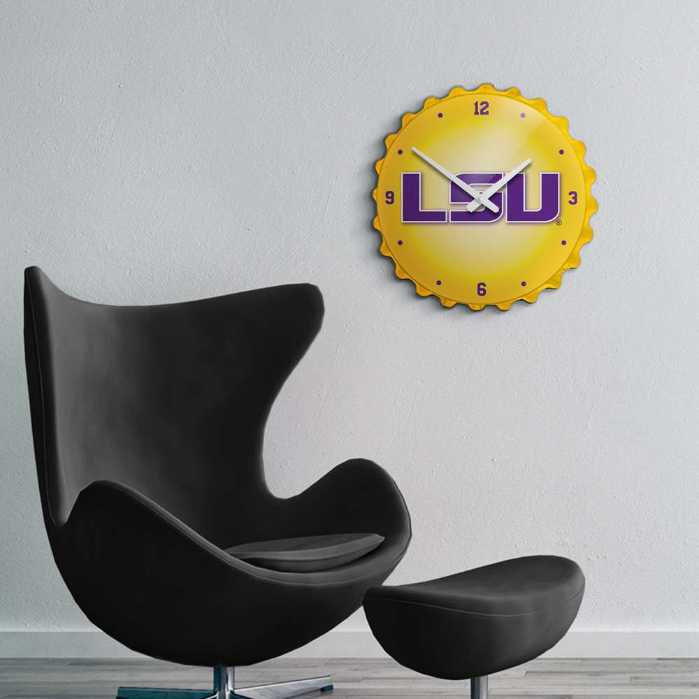 LSU Tigers LSU - Bottle Cap Wall Clock