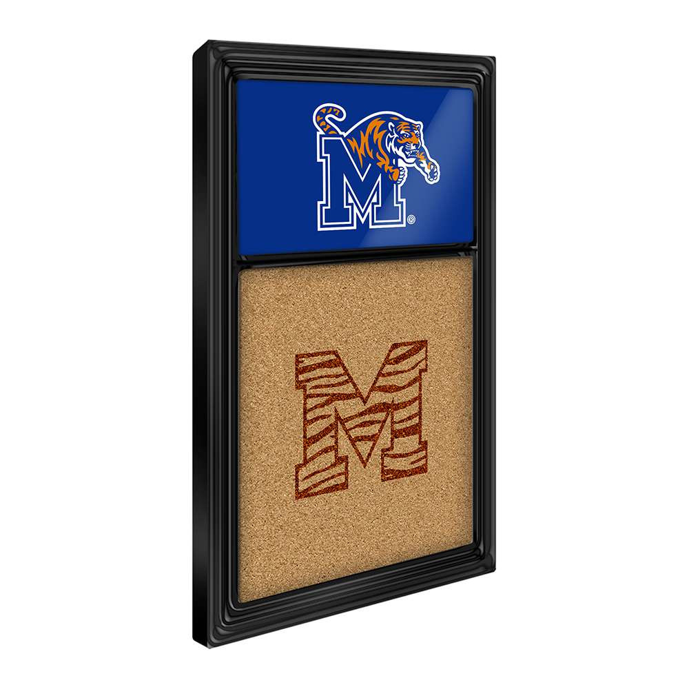 Memphis Tigers Dual Logo - Cork Note Board 1