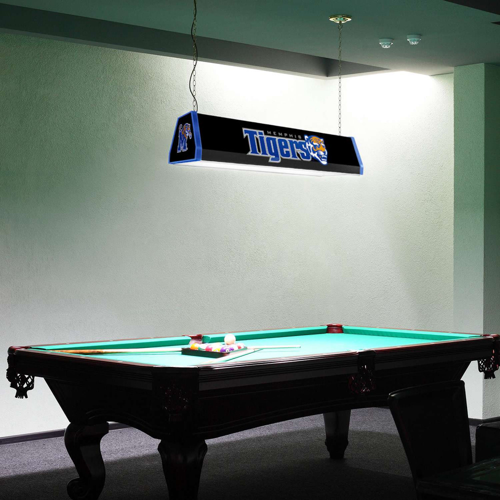 Memphis Tigers Standard Pool Table Light - Black