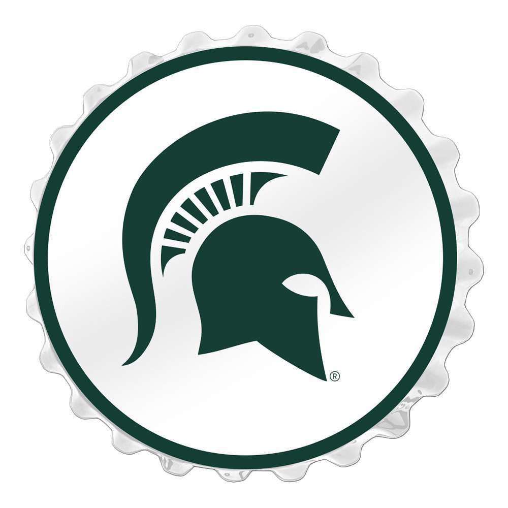 Michigan State Spartans Bottle Cap Wall Sign | The Fan-Brand | NCMIST-210-01