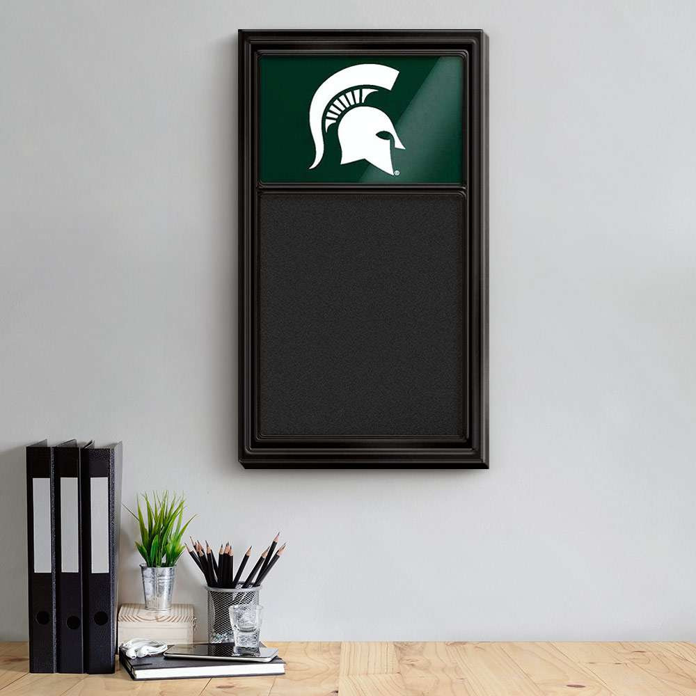 Michigan State Spartans Chalk Noteboard - White