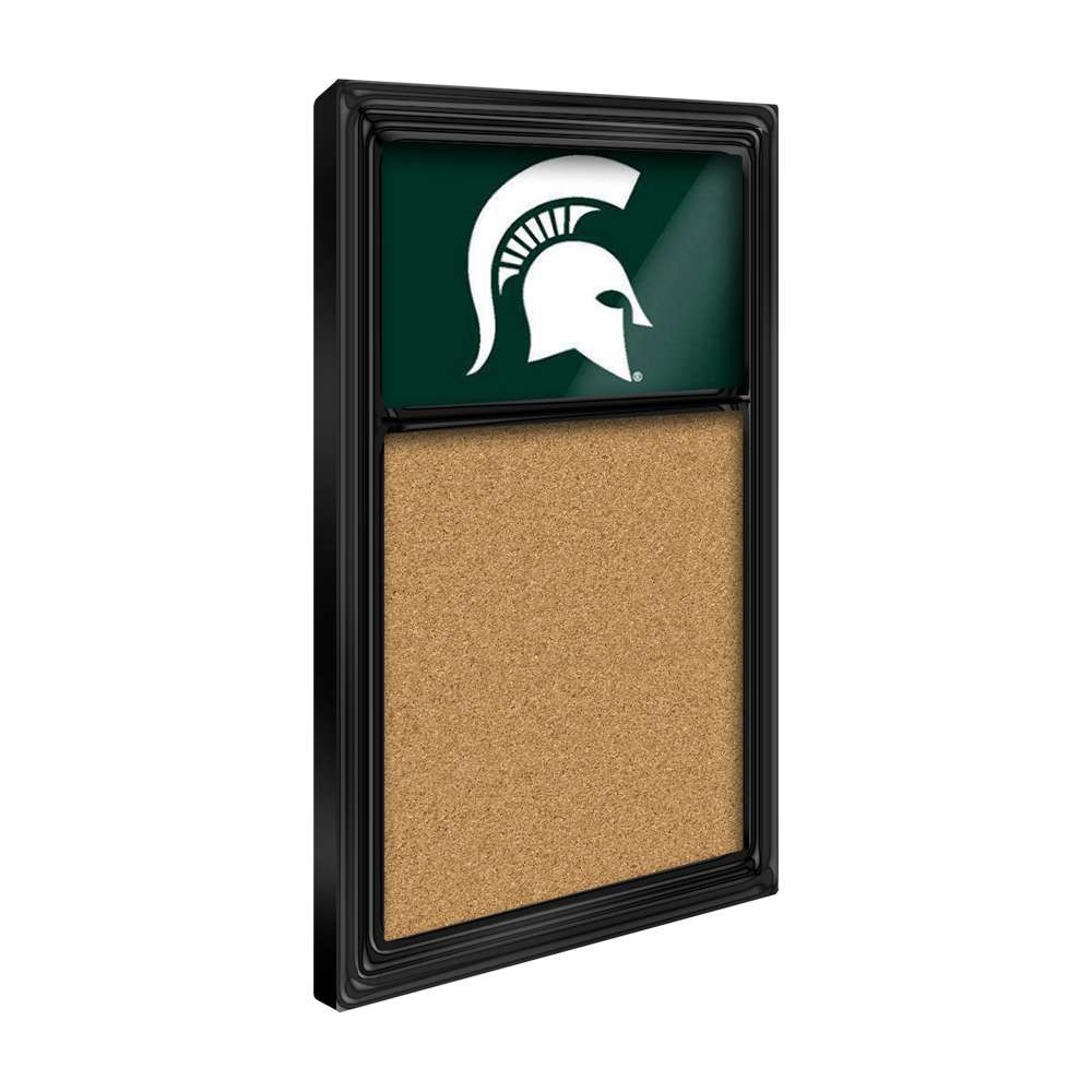 Michigan State Spartans Cork Noteboard - White