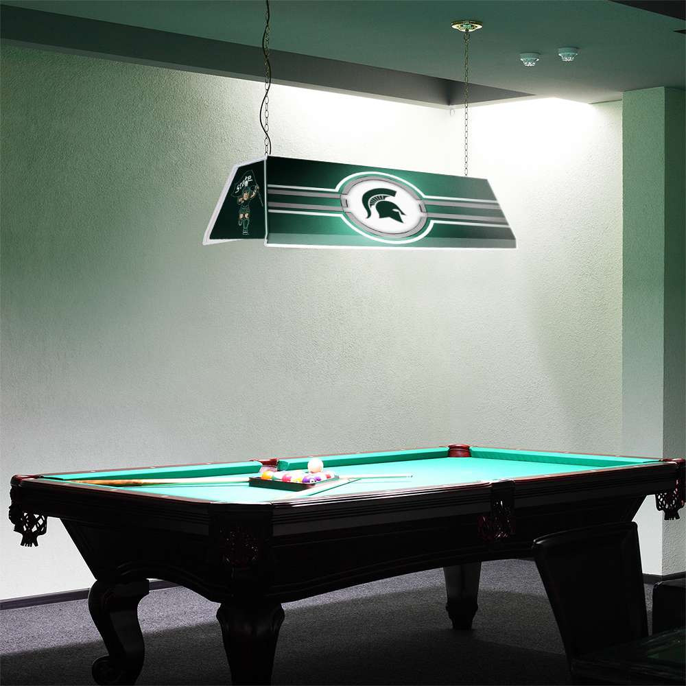 Michigan State Spartans Edge Glow Pool Table Light - Green