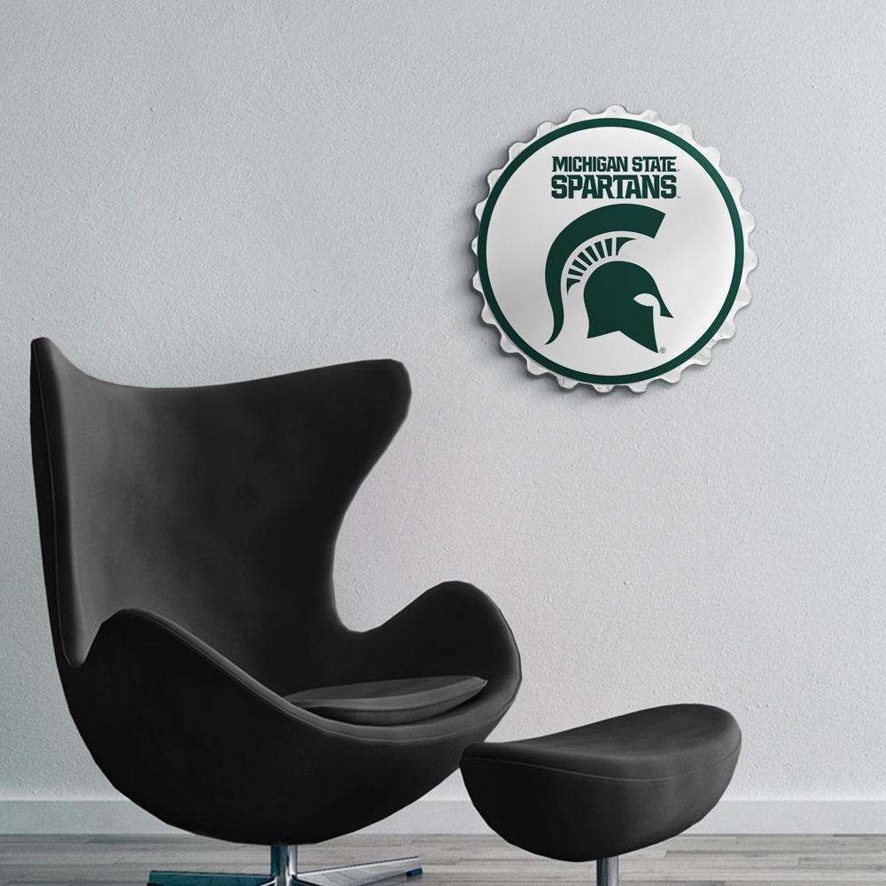 Michigan State Spartans Spartans - Bottle Cap Wall Sign