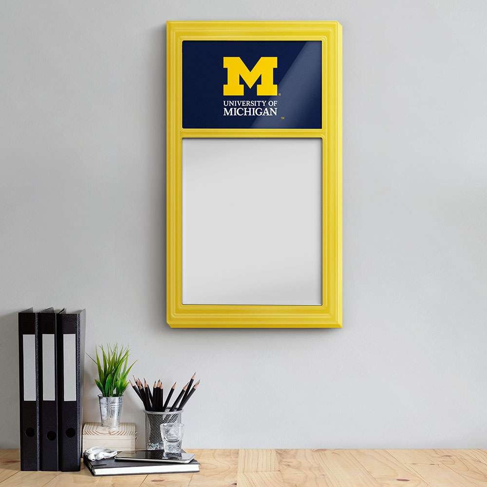 Michigan Wolverines Dry Erase Note Board