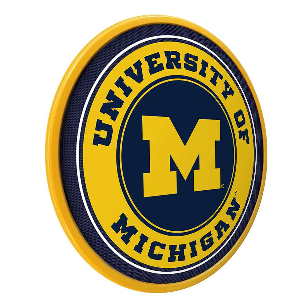 Michigan Wolverines Modern Disc Wall Sign