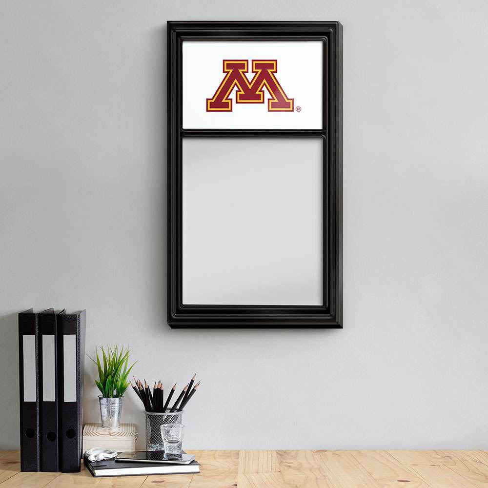 Minnesota Golden Gophers Dry Erase Noteboard - Black Frame / White