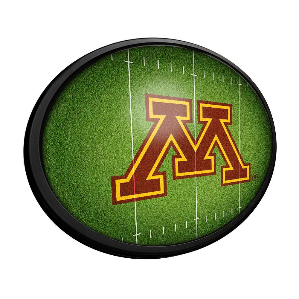 Minnesota Golden Gophers On the 50 - Oval Slimline Lighted Wall Sign