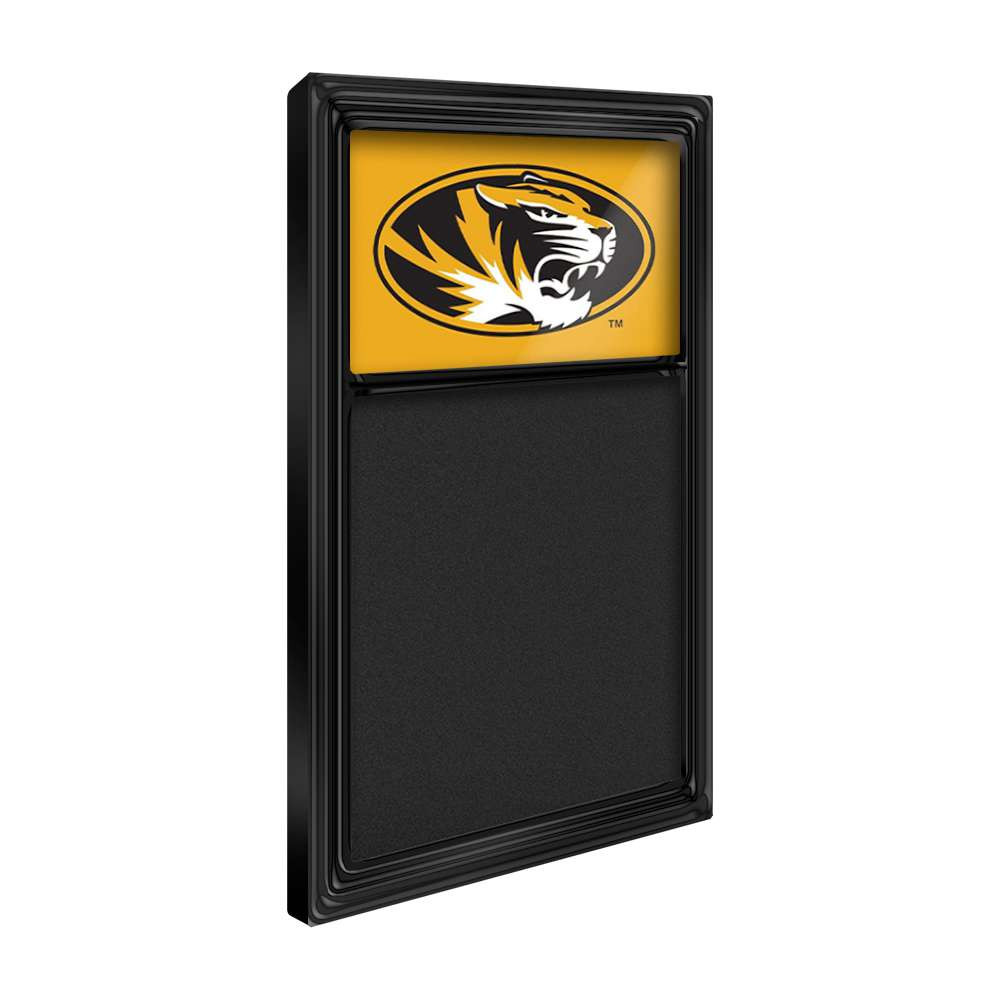 Missouri Tigers Chalk Note Board - Black Frame / Gold