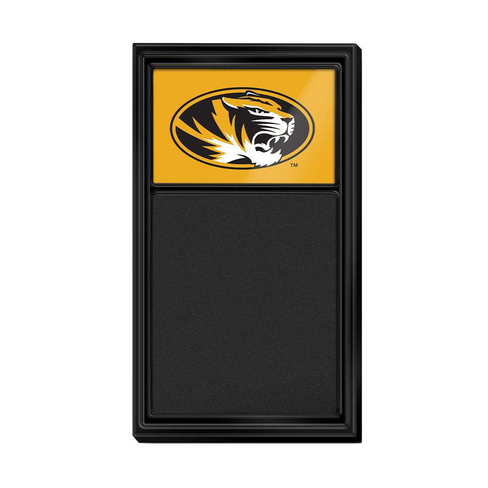 Missouri Tigers Chalk Note Board - Black Frame / Gold | The Fan-Brand | NCMISU-620-01A