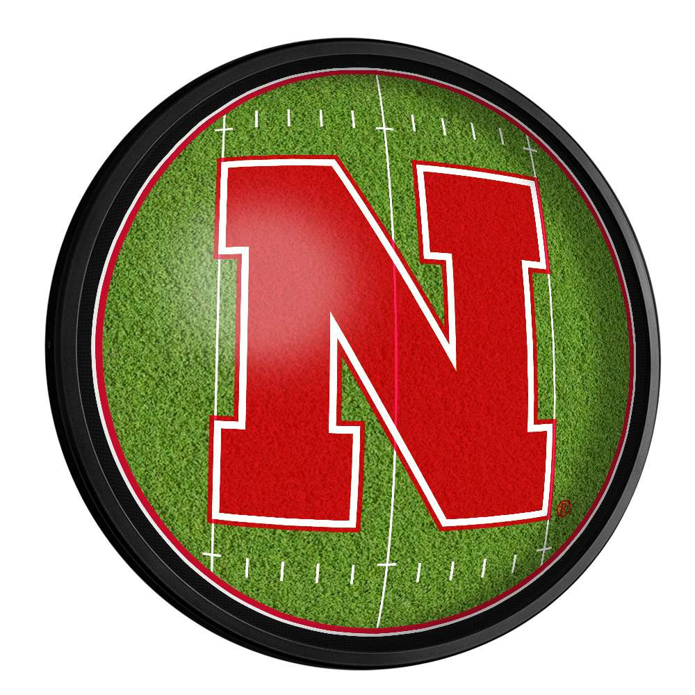 Nebraska Cornhuskers On the 50 - Slimline Lighted Wall Sign | The Fan-Brand | NCNEBR-130-22