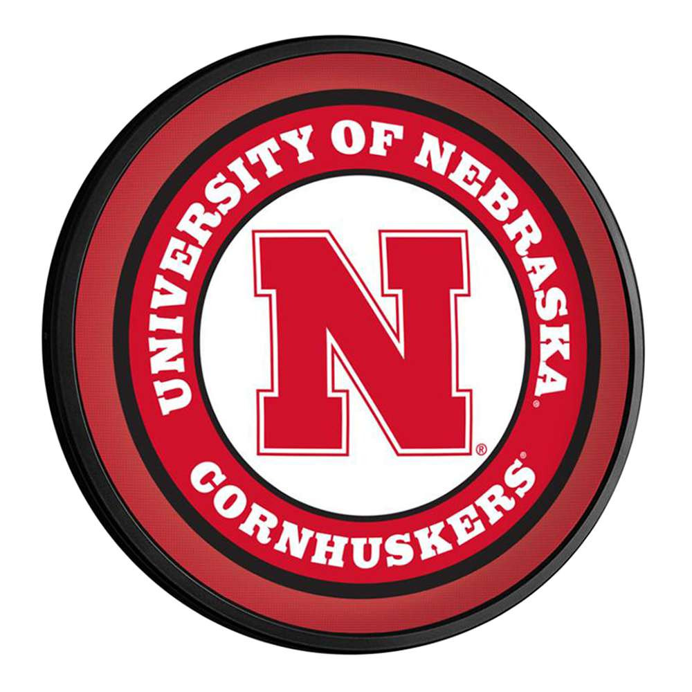 Nebraska Cornhuskers Slimline Lighted Wall Sign | The Fan-Brand | NCNEBR-130-01