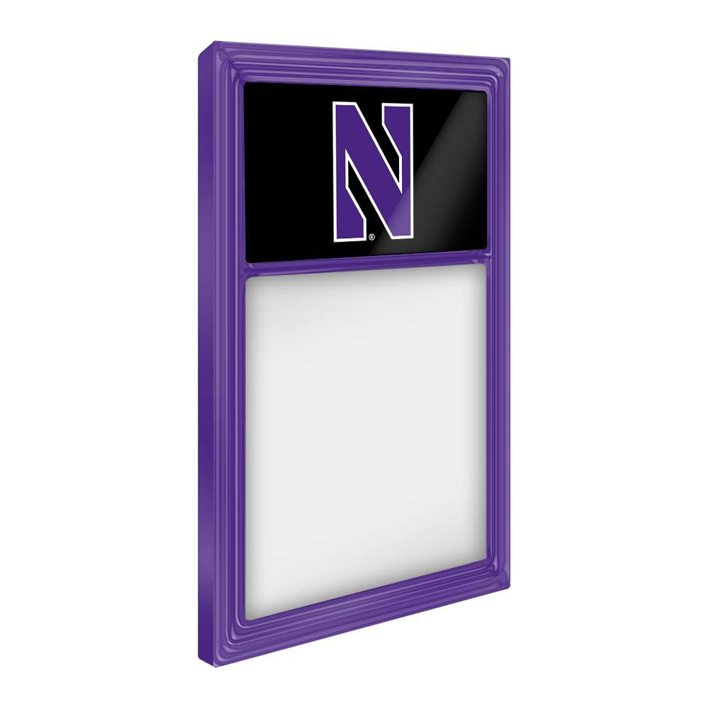 Northwestern Wildcats Dry Erase Note Board - Black