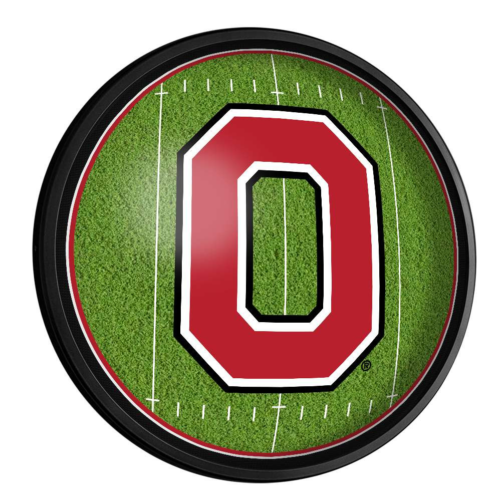Ohio State Buckeyes On the 50 - Slimline Lighted Wall Sign | The Fan-Brand | NCOHST-130-22