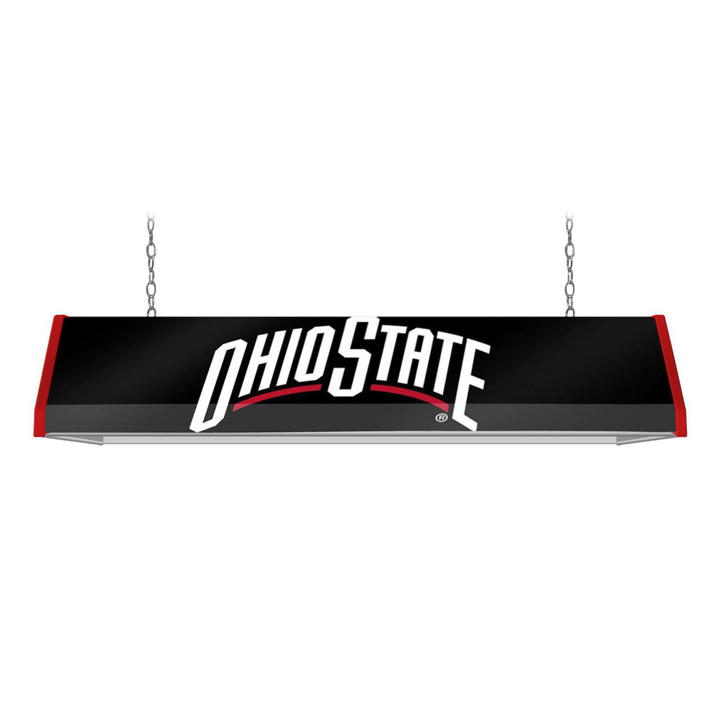 Ohio State Buckeyes Standard Pool Table Light - Black