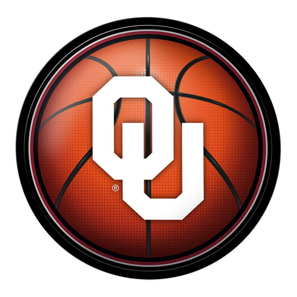 Oklahoma Sooners Basketball - Modern Disc Wall Sign | The Fan-Brand | NCOKLA-230-11