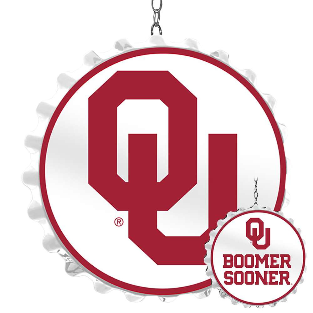 Oklahoma Sooners Bottle Cap Dangler | The Fan-Brand | NCOKLA-220-01