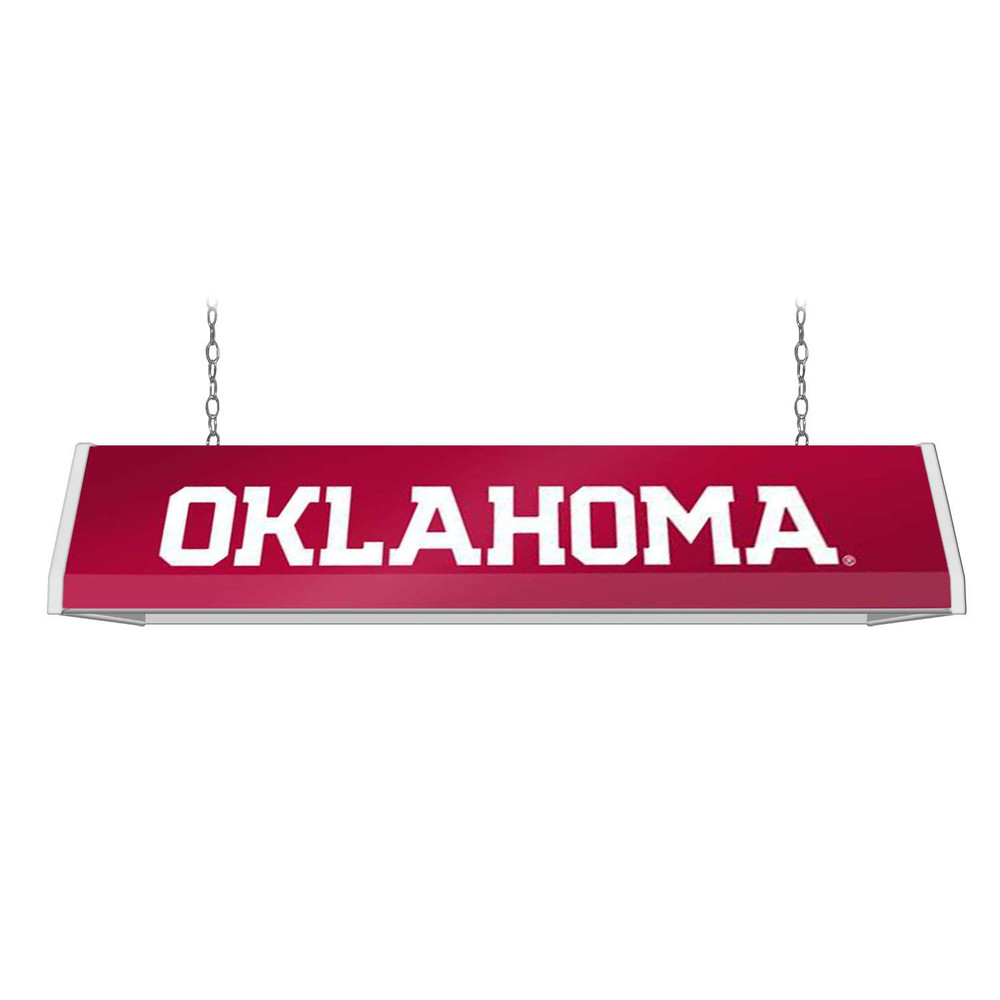 Oklahoma Sooners Standard Pool Table Light - Red