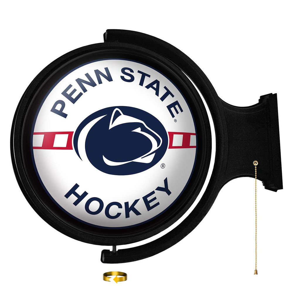 Penn State Nittany Lions Hockey - Round Rotating Lighted Wall Sign | The Fan-Brand | NCPNST-115-42