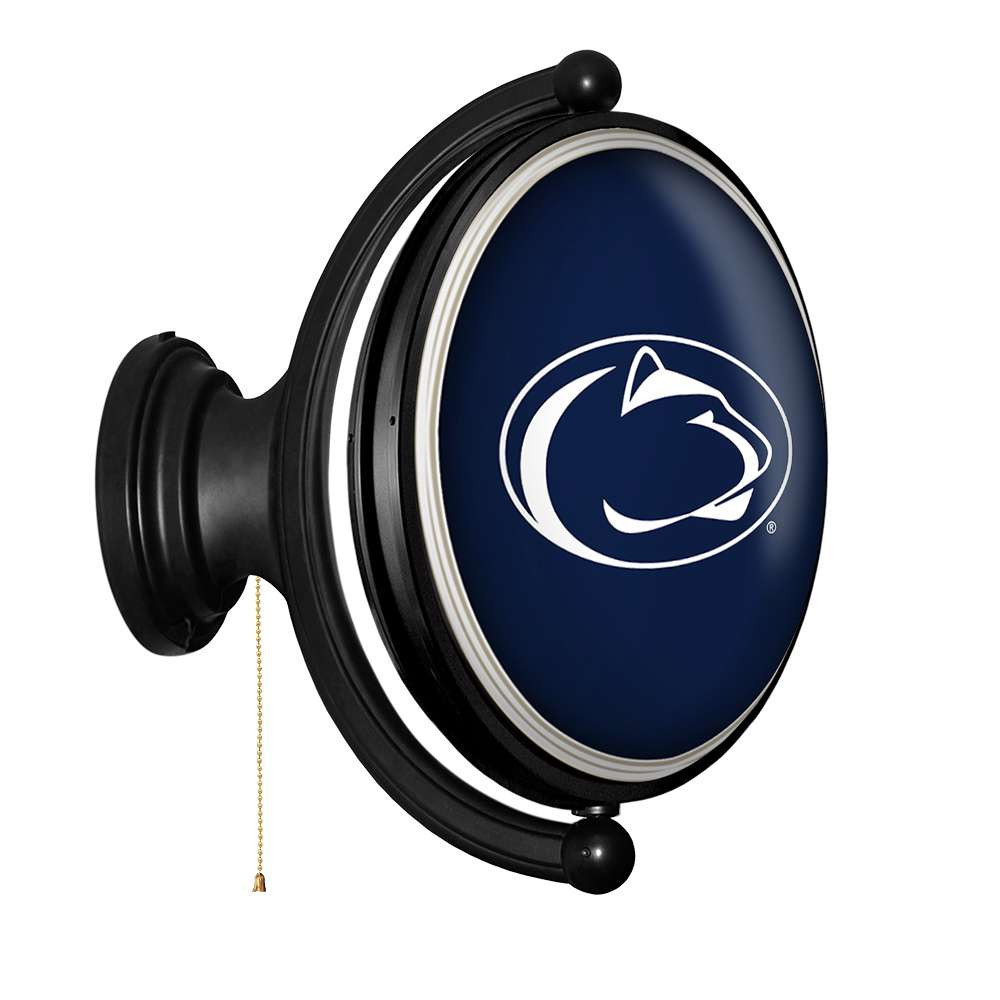 Penn State Nittany Lions Original Oval Rotating Lighted Wall Sign - Blue