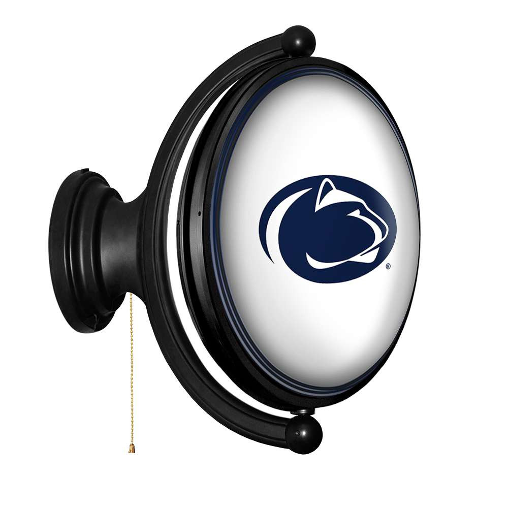 Penn State Nittany Lions Original Oval Rotating Lighted Wall Sign - White